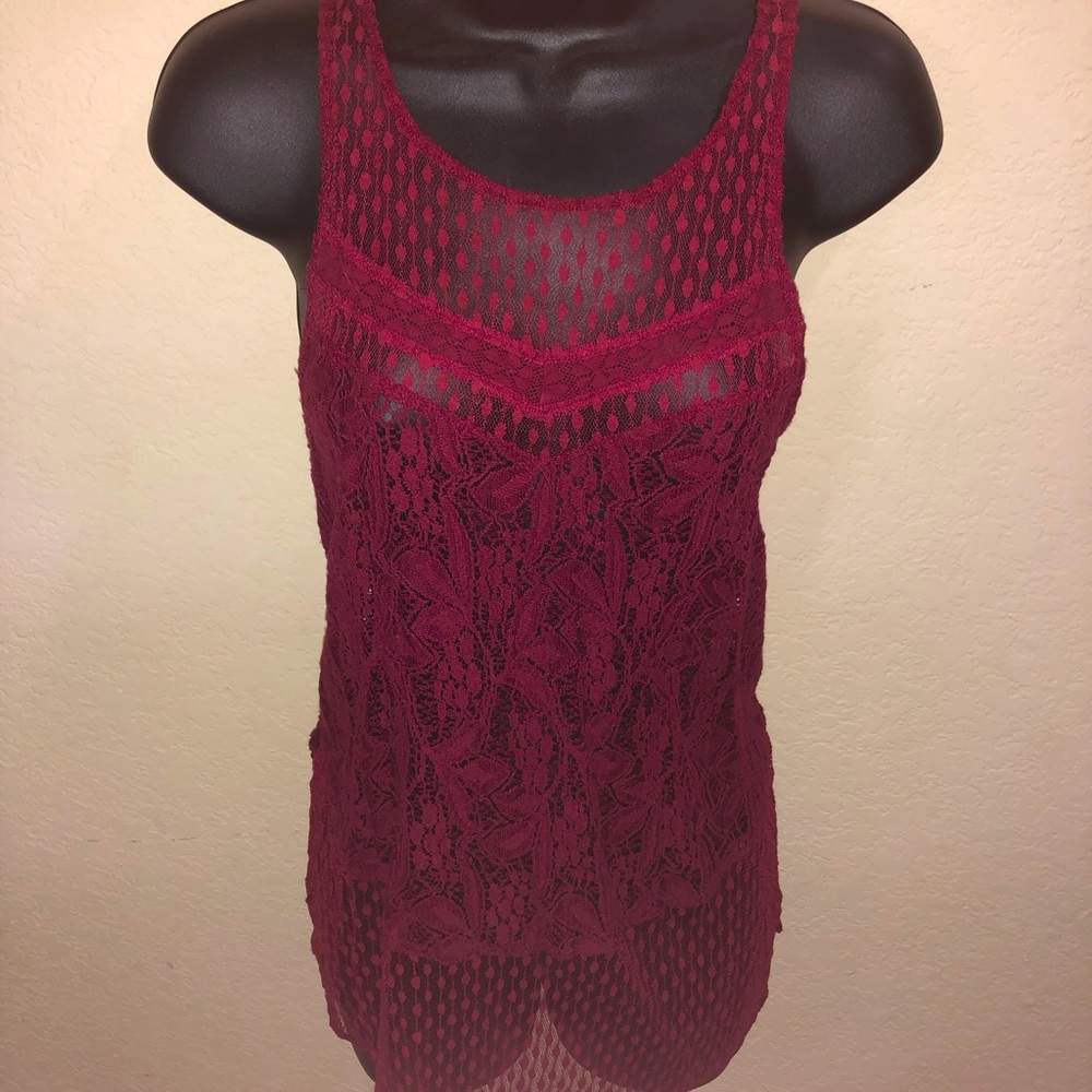 Women’s Sheer Lace Top